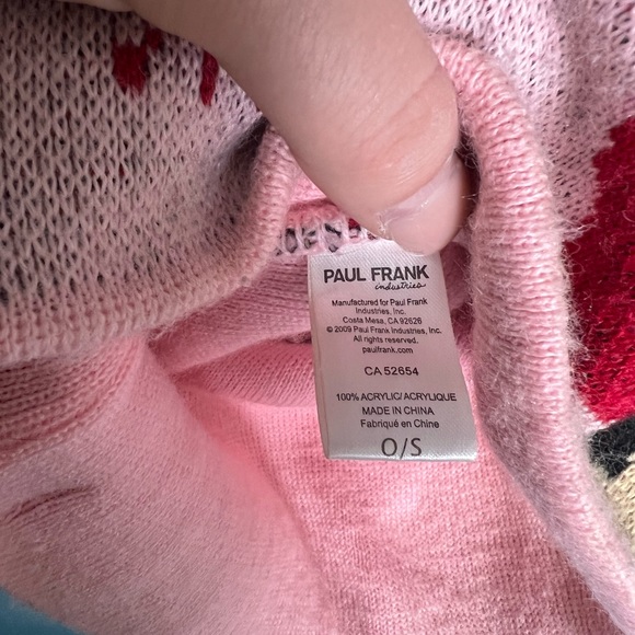 Paul Frank Pink Y2K Beanie Hat - Picture 4 of 4